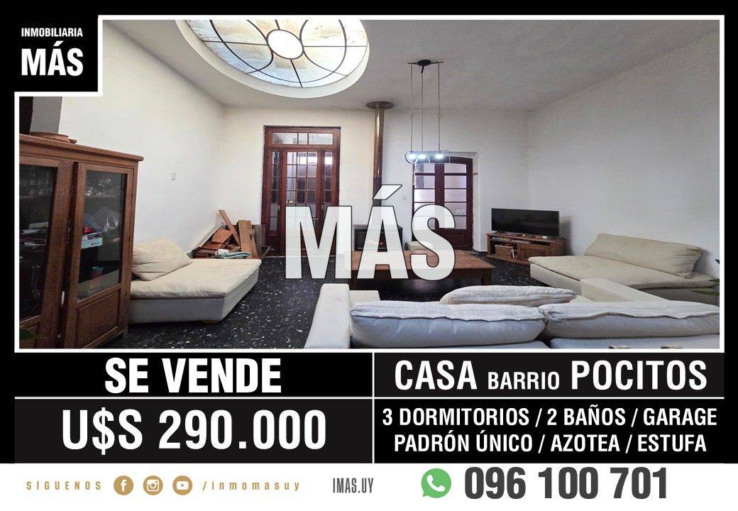 Casa Padrón Único Venta Garage Parque Batlle Montevideo iMas.uy L