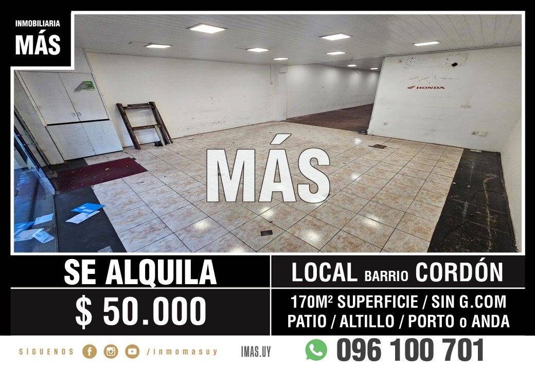 Local Comercial Alquiler Aguada Montevideo iMas.uy L