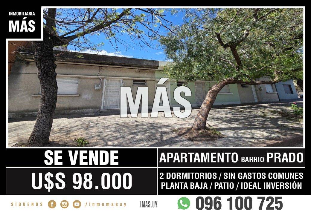 Apartamento en venta en Prado