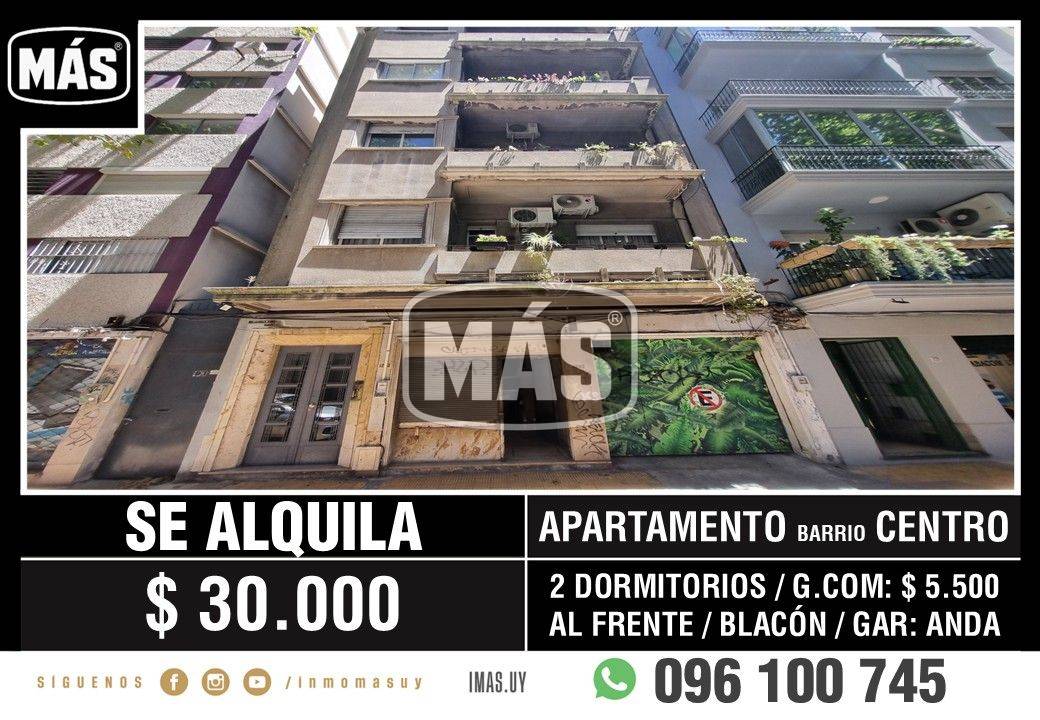 Alquiler Apartamento Barrio Sur Montevideo iMas.uy S · Foto 1