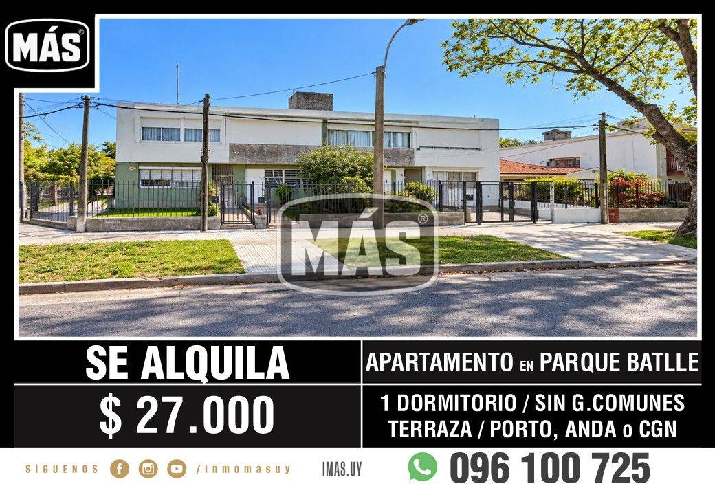 Apartamento Alquiler Parque Batlle Montevideo iMas.uy LC * · Foto 1