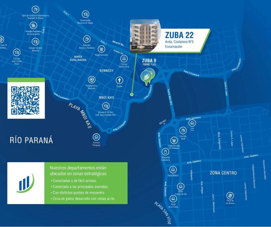 VENDO DPTO EN ENCARNACIÓN CON VISTA AL RÍO - ZUBA 22 — foto 2