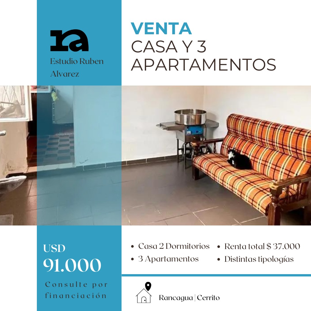 Rancagua prox. Av San Martin - Casa y 3 aptos