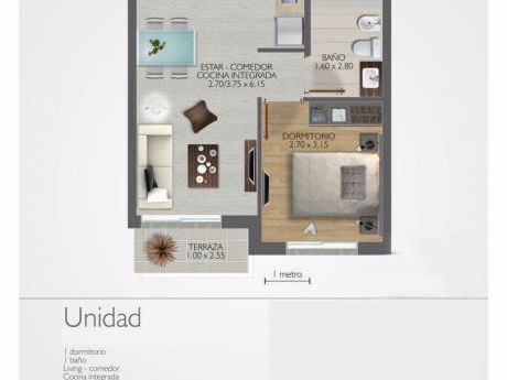 Oportunidad En El Prado. 1 Dormitorio Con Garaje!