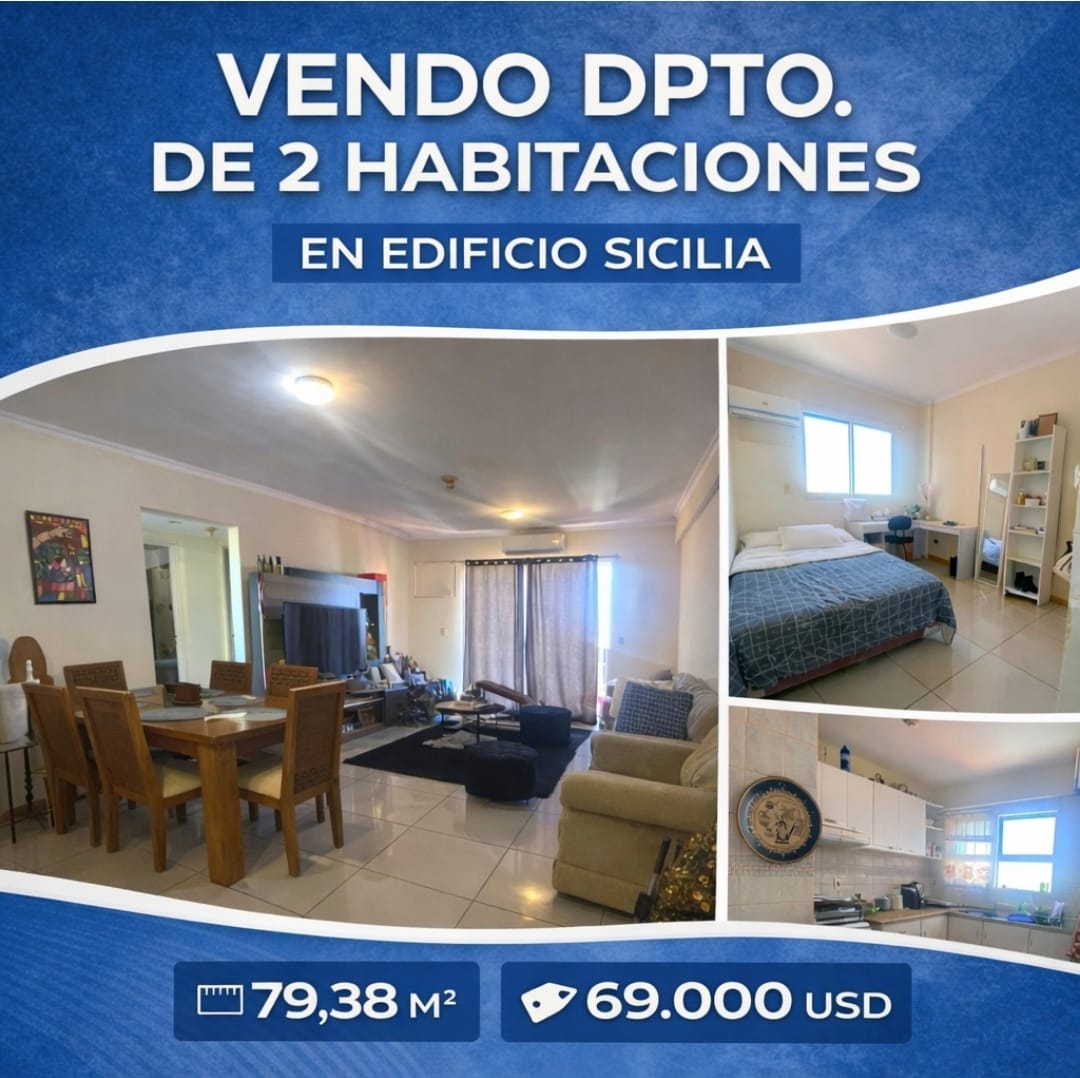 Vendo Departamento de 2 dormitorios 79.38 m2 zona Colegio Xto Rey. - foto 1