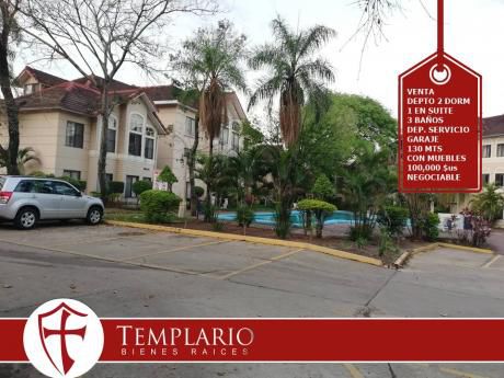 Venta.- 100,000 $us Depto 2 Dorm Mas Dependencia Zona Roca Y Coronado