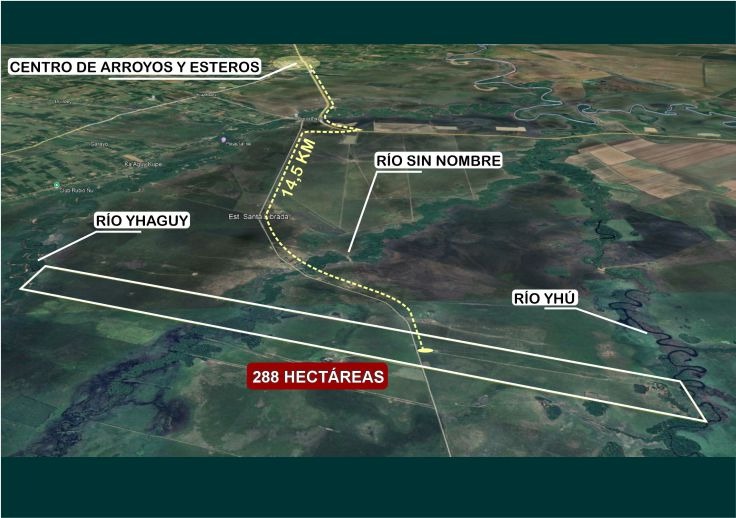 ESTANCIA/CAMPO DE 288 HECTÁREAS EN ARROYOS Y ESTEROS EN VENTA — foto 2