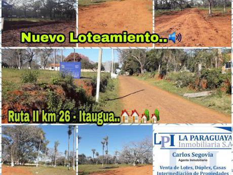Nuevo Loteamiento En Venta