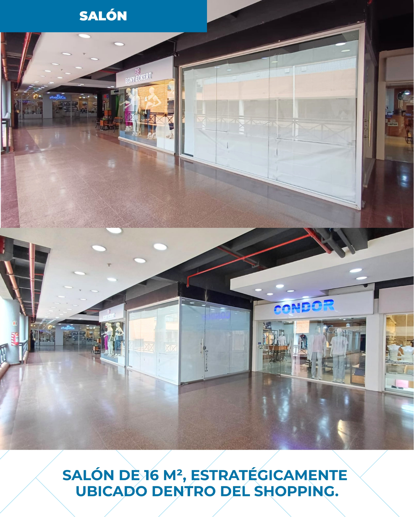 Salón comercial estratégico en Shopping sobre Eusebio Ayala — Foto 2