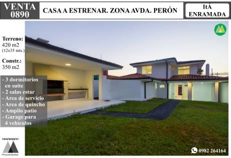 0890 Casa A Estrenar En Barrio Ita Enramada, Zona Avda. Perón