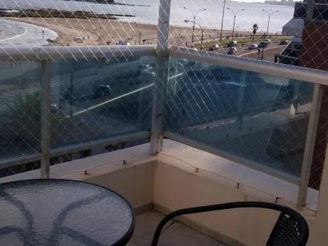 Malvin. 3 Dor. 90mts2. Piso 5 Frente Al Mar. Terrazas. Gje. Vig 24hs.