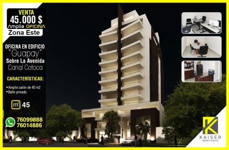 Céntrica Oficina Edificio Plaza Guapay