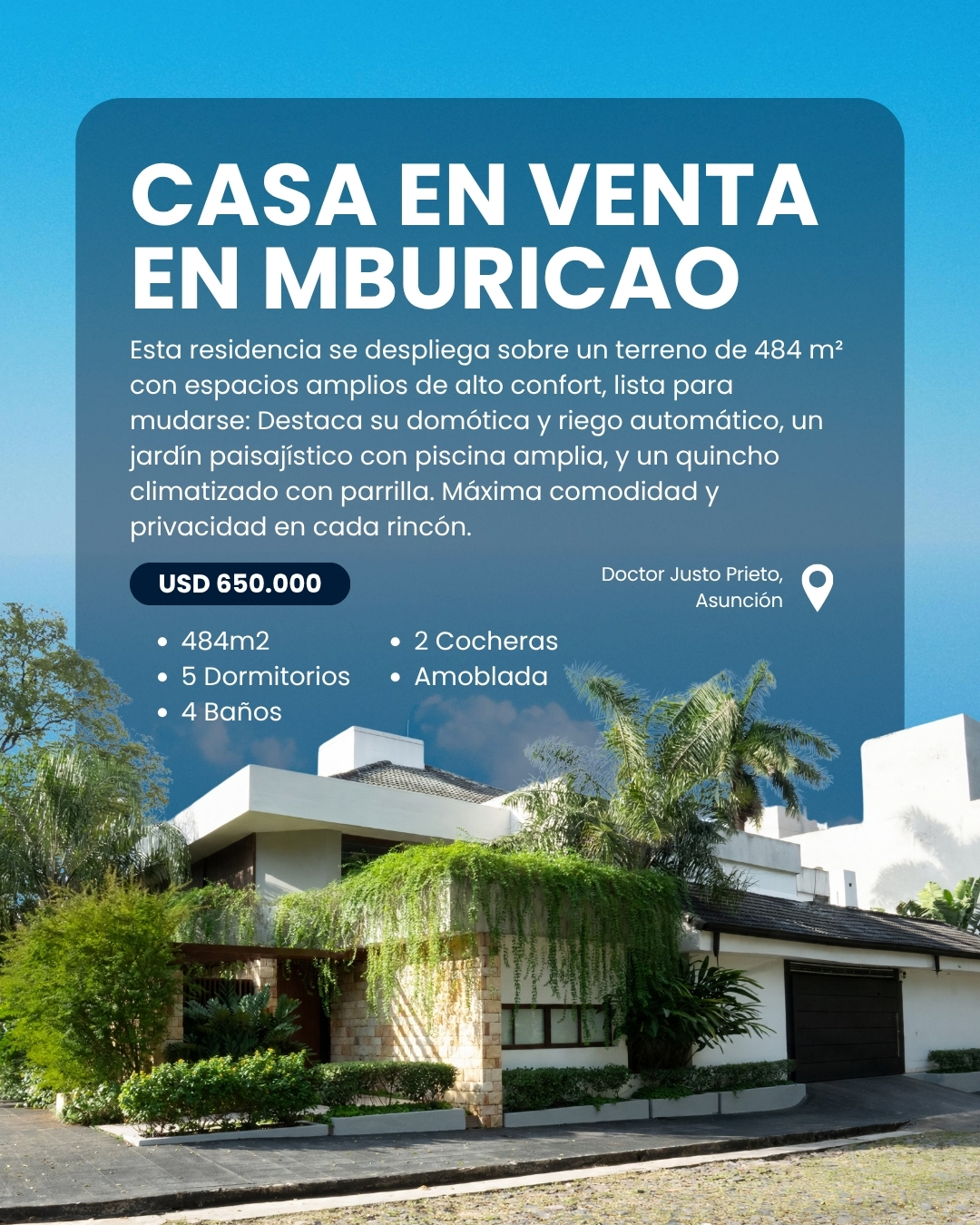 Casa en venta en Mburicaó