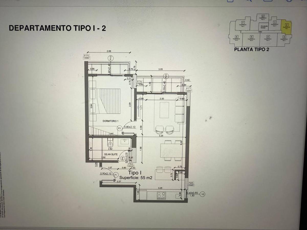 EN VENTA DPTO DE UNA HABITACION EN EL EDIFICIO MOLAS 1311 — foto 2