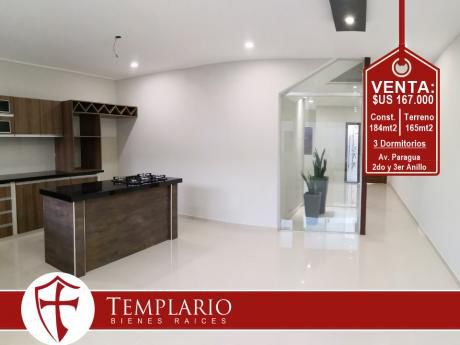 Av. Paragua 2do Y 3er Anillo - Hermosa Casa A Estrenar