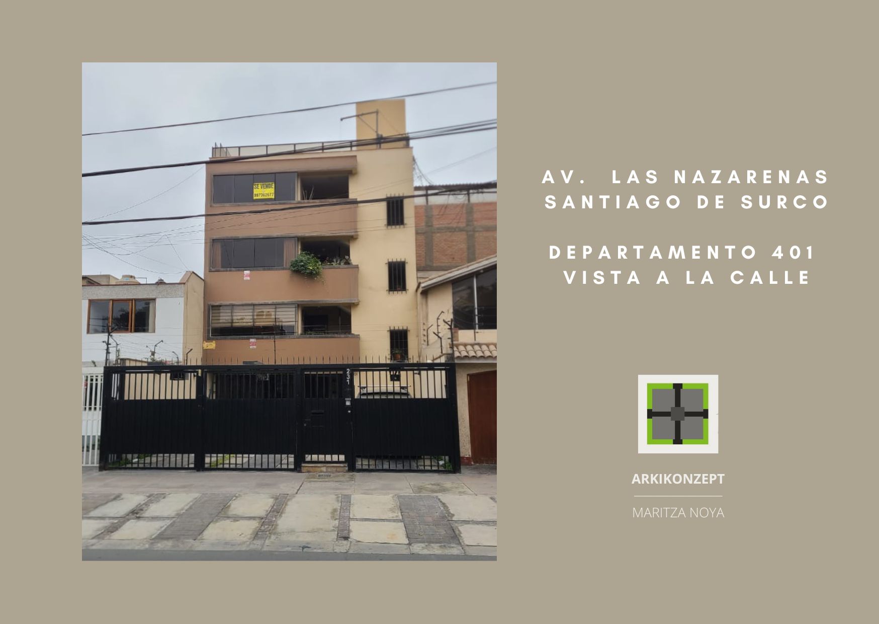 Departamento en venta en Santiago de Surco