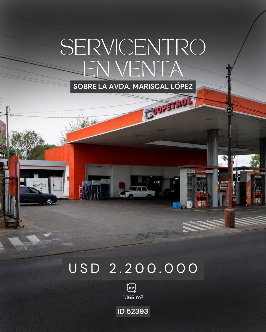 Vendo Servicentro en esquina, sobre la Av. Mcal.López — foto 2