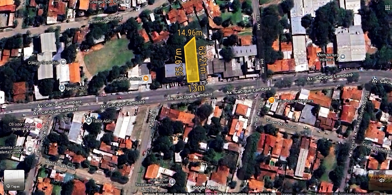 Terreno De 774 M2 Sobre Av. Cacique Lambaré - foto 4