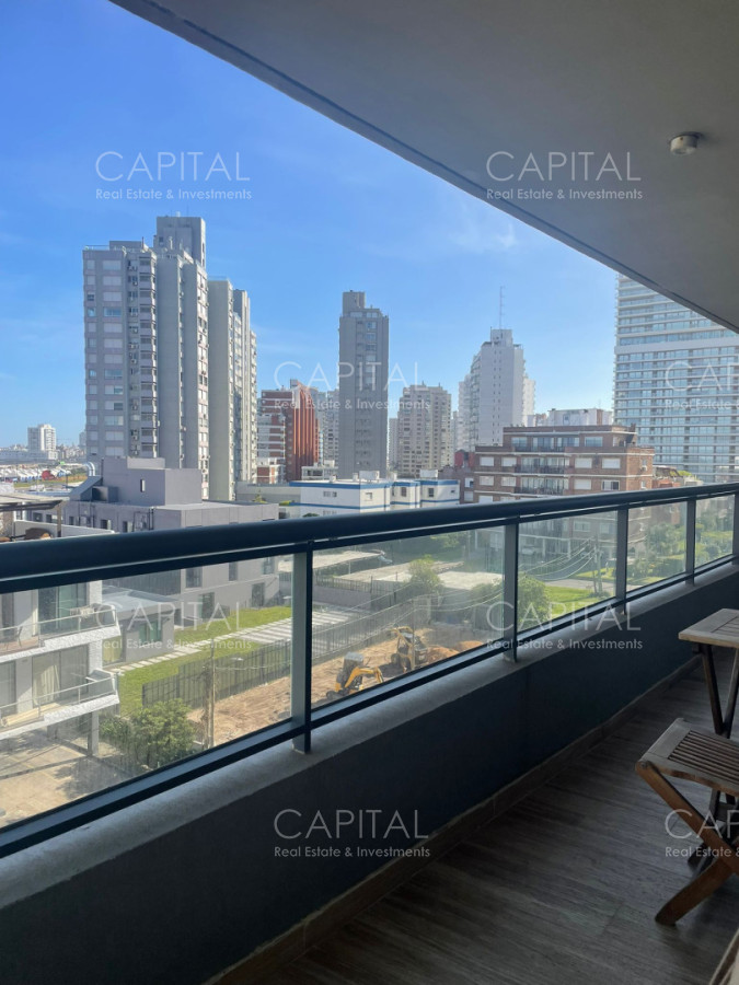 apartamento en alquiler de verano de 2 dormitorios con balcon con hermosa vista en Punta del Este