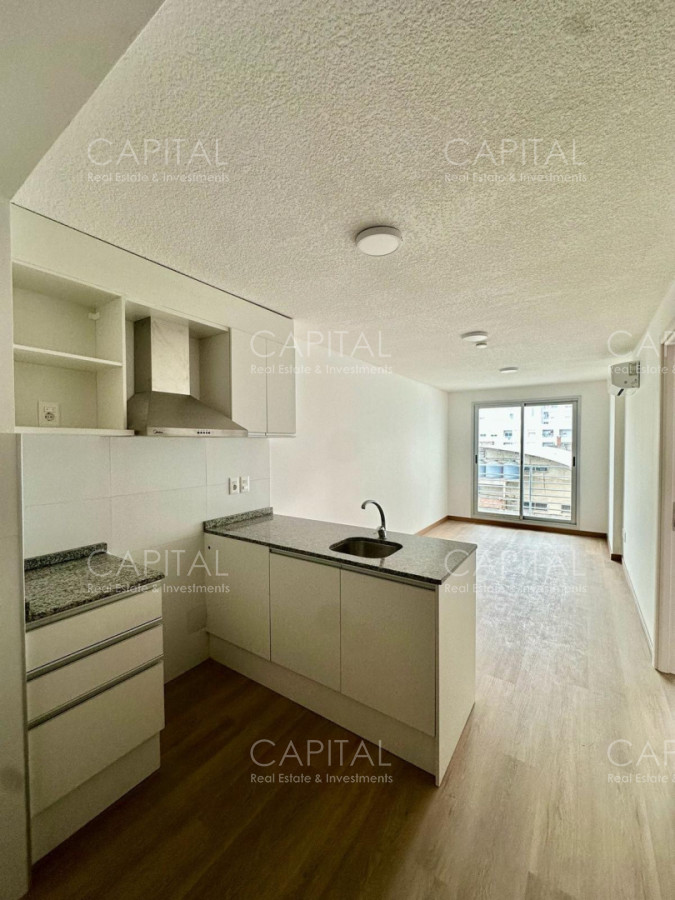 Apartamento en alquiler anual de un dormitorio equipado y opción de garaje, zona Tres Cruces