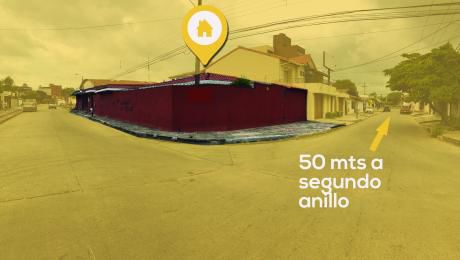Casa Esquina De 6 Dormitorios A La Venta A Metros Del 2do Anillo