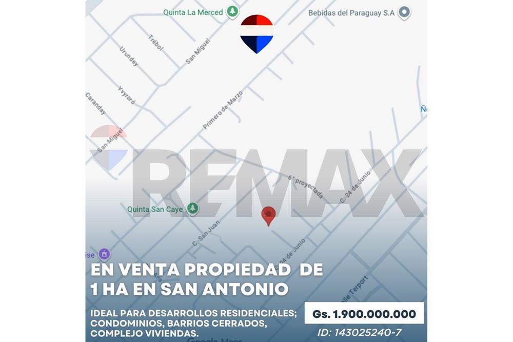 Terreno - Venta - San Antonio, Central, Paraguay, Inversión! — foto 2