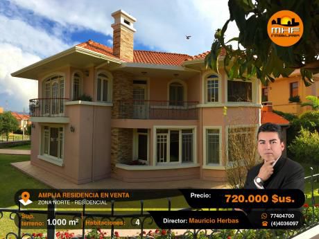 Hermosa Residencia Estilo Americana Dentro Condominio Zona Norte