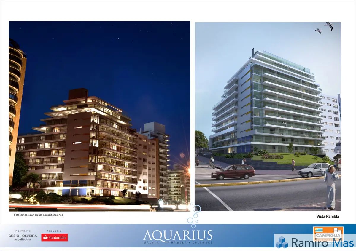 Apartamento en alquiler c/ cochera en Malvin