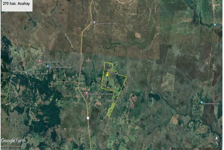 Vendo Campo de 270 Hectáreas en Paraguarí, Distrito de Quiindy - CLCS6960059 — foto 2