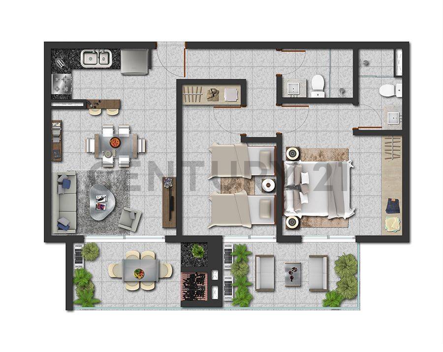 EN VENTA DEPARTAMENTO MONOAMBIENTE EDIFICIO MANANTIALES ITURBE — foto 3