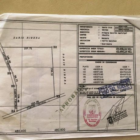 Terreno De 60.000m2 En Valle Sanchez