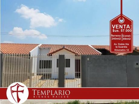 Venta: $us. 57.000 - Av. Doble Via La Guardia - Casas A Estrenar