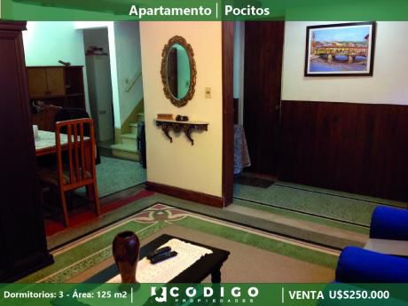 Venta De Casa De 3 Dormitorios En Pocitos.