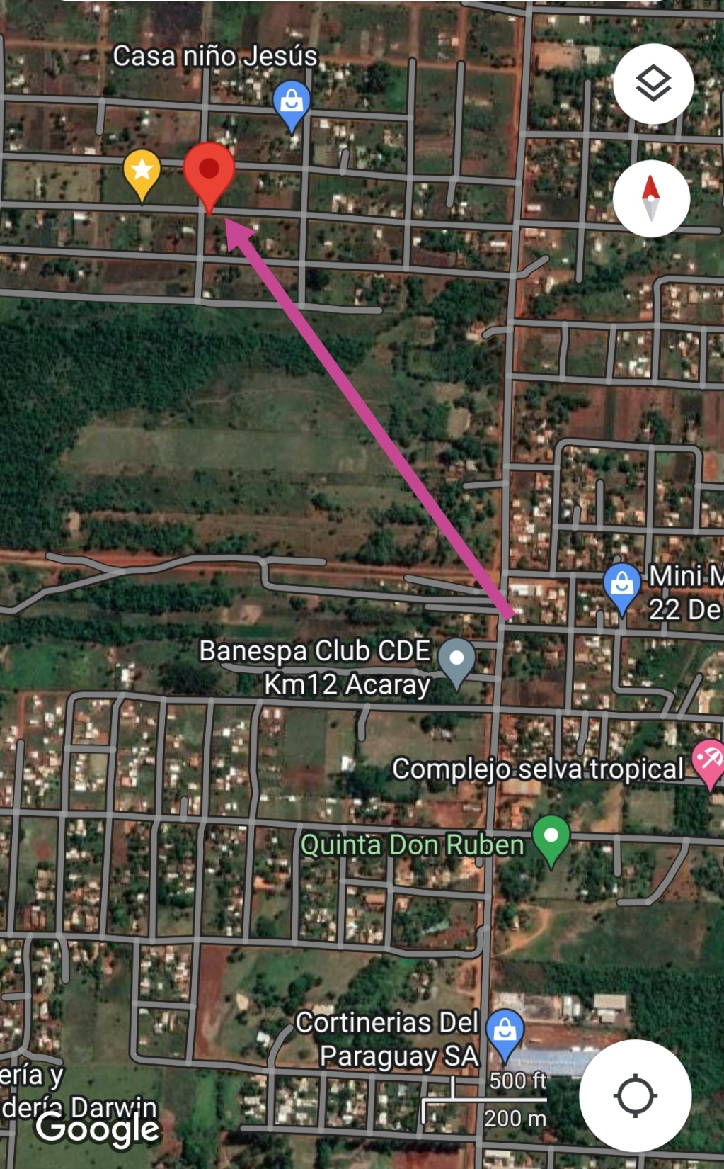 Vendo 2 Terrenos Juntos En Km 12 Acaray Cde Por: 120 Millónes, Esquina — foto 3