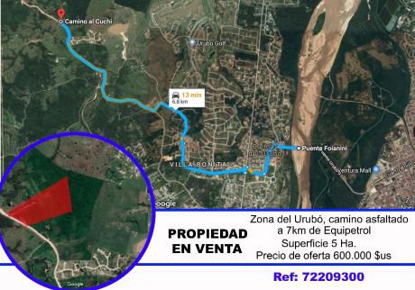 Propiedad En Venta Urubo