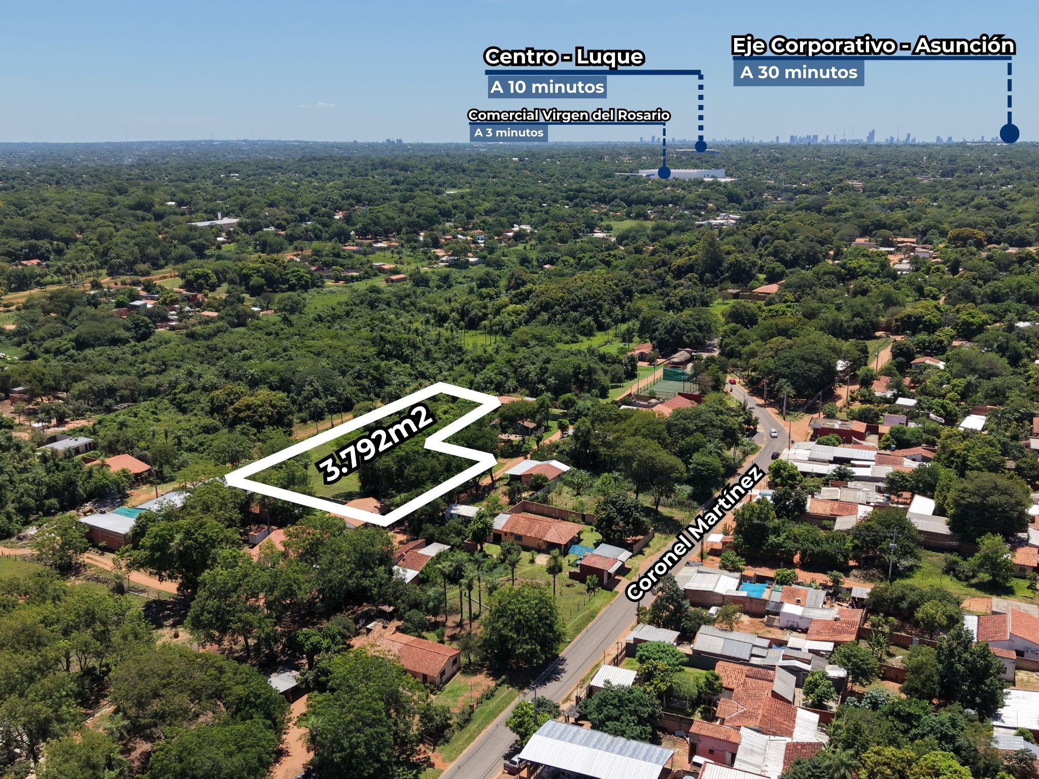 Vendo 10 Terrenos Juntos En Luque A Una Cuadra De Asfaltado — foto 2