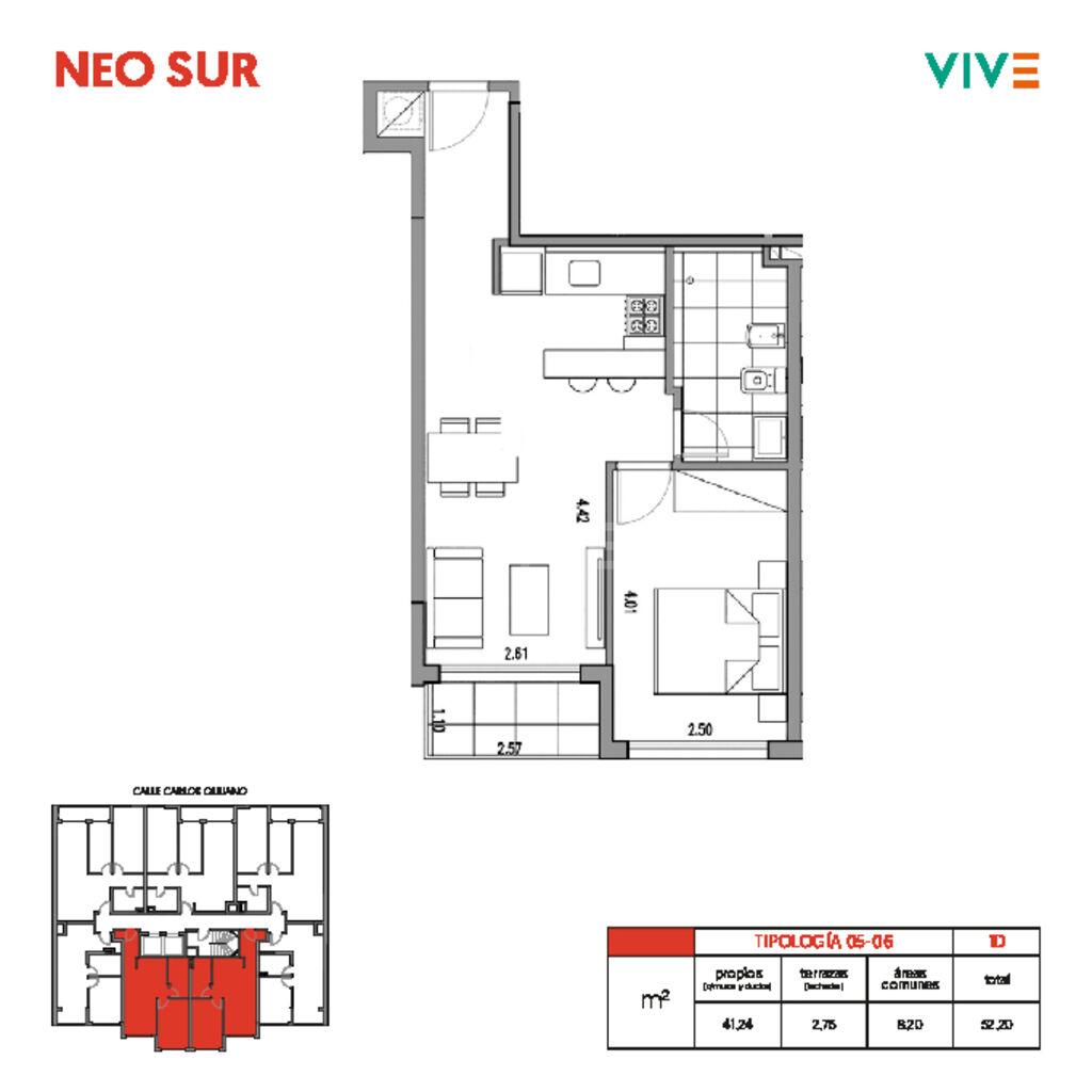 Apartamento alquiler 1 dormitorio, Barrio Sur. 406. · Foto 8