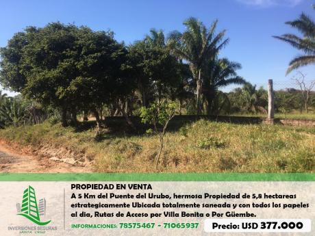 Rematamos Propiedad Cerca De Güembe