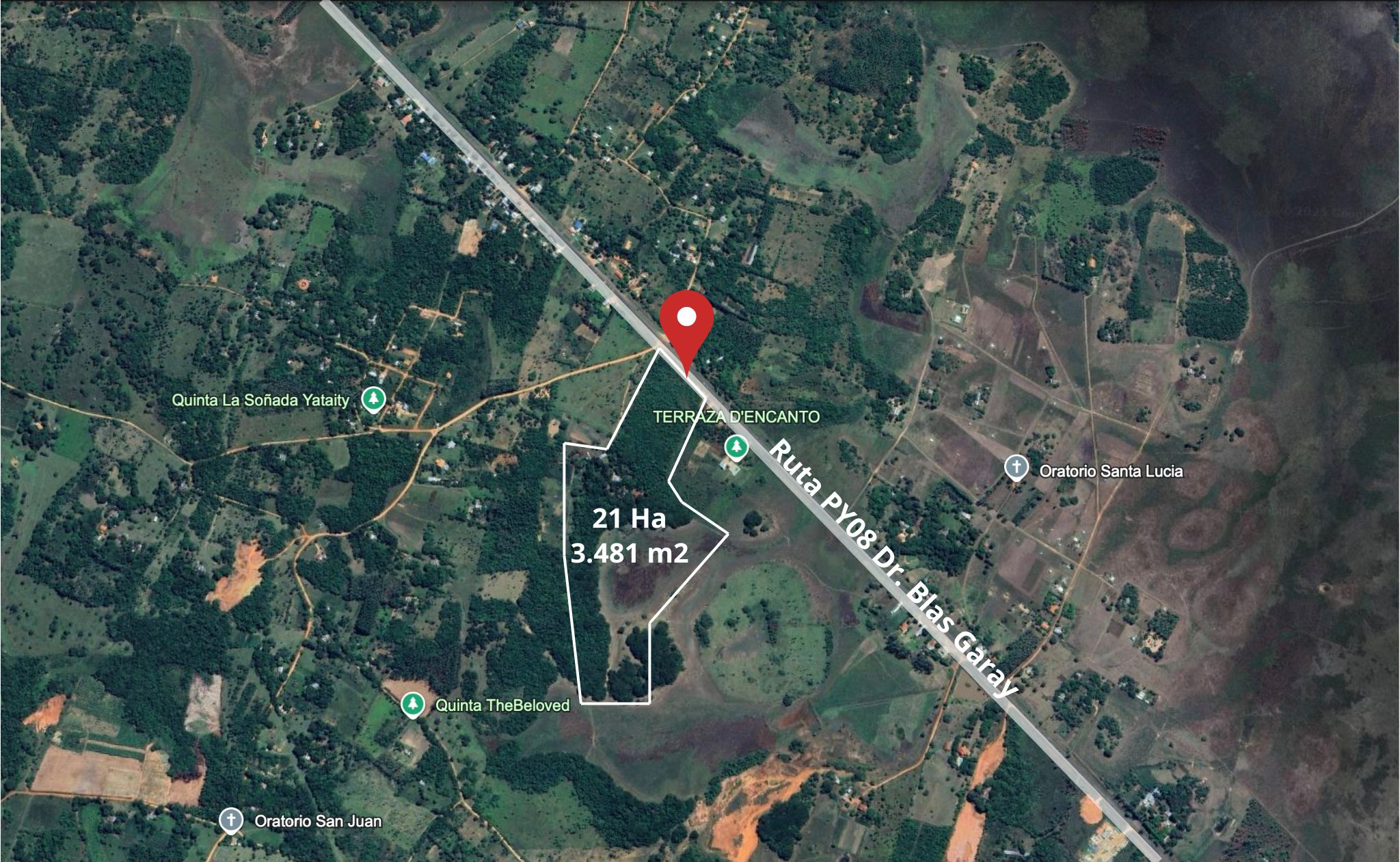 Vendo 21 Hectáreas Sobre Ruta Py08, Yataity, Guairá — foto 2