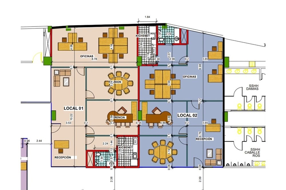 Oficinas Corporativas de 126m2 en Villa Morra — foto 2