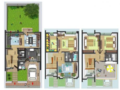 Casa 3 Pisos