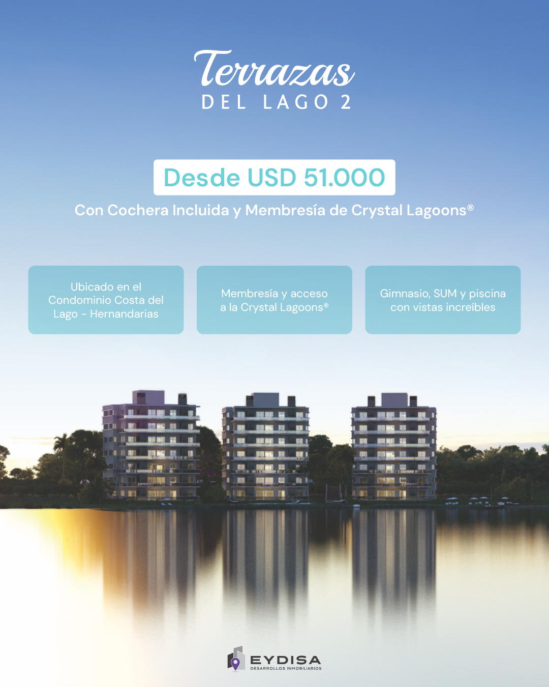 Vendo Departamento   - Terrazas del Lago 3 — foto 2