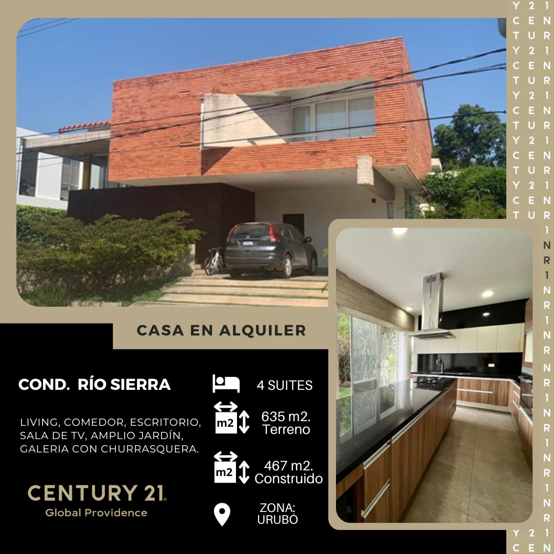 Casa en alquiler en Urubó