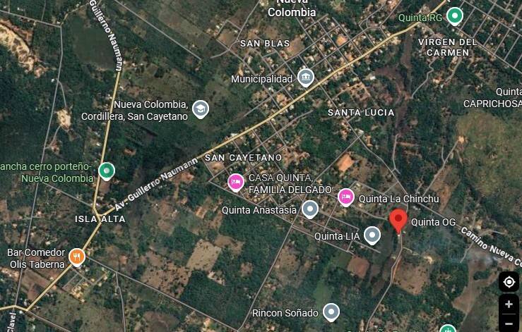 Venta de Terreno en Nueva Colombia, Cordillera — foto 2