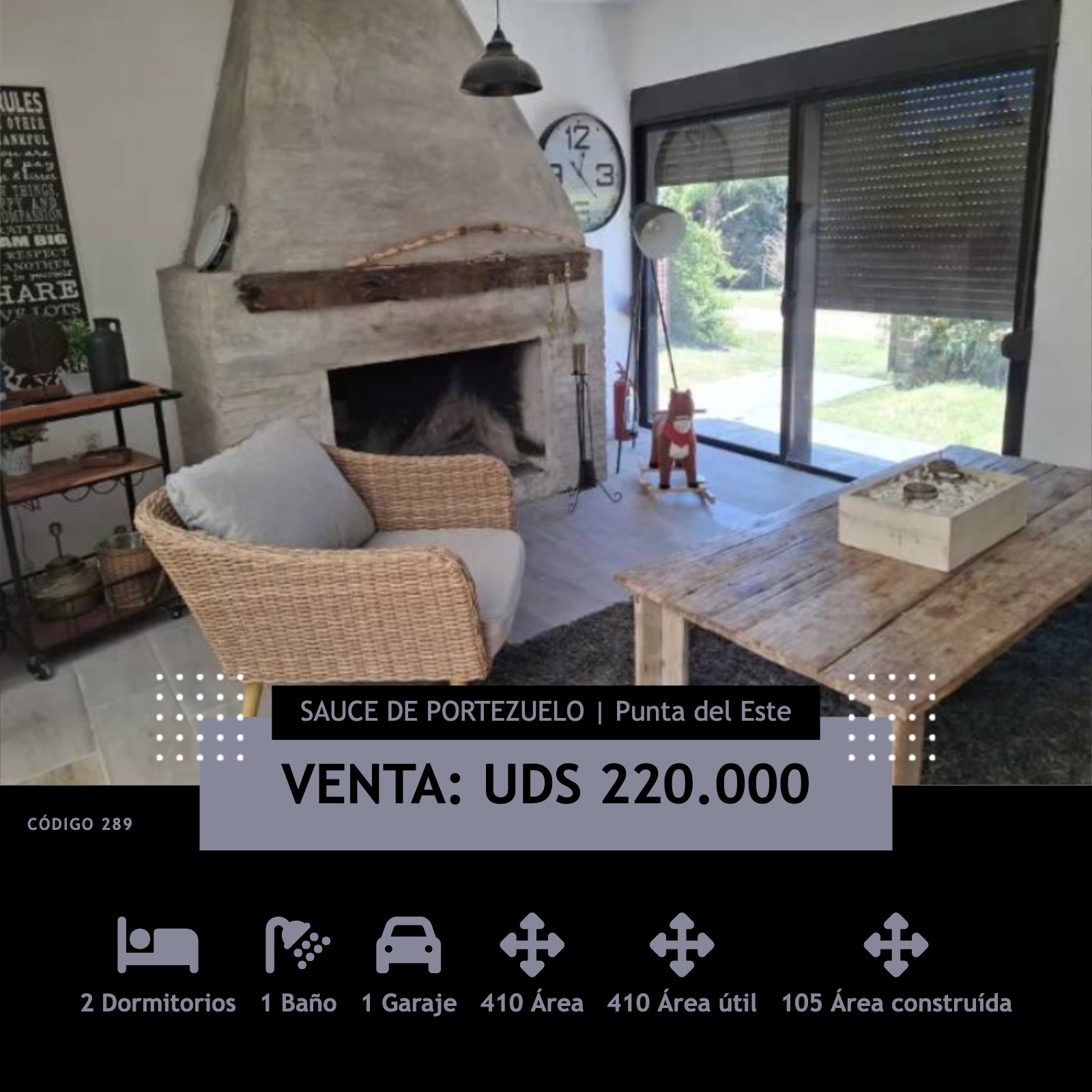 Venta, CASA, 2 dormitorios, PUNTA PUNTA DEL ESTE, MALDONADO, URUGUAY