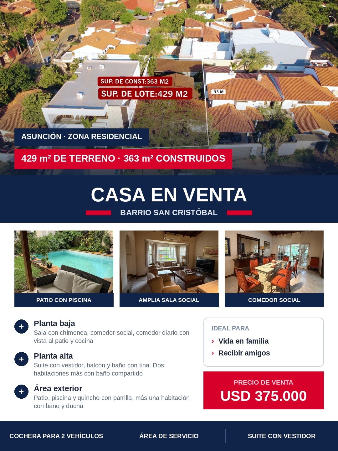 Casa en venta en San Cristóbal