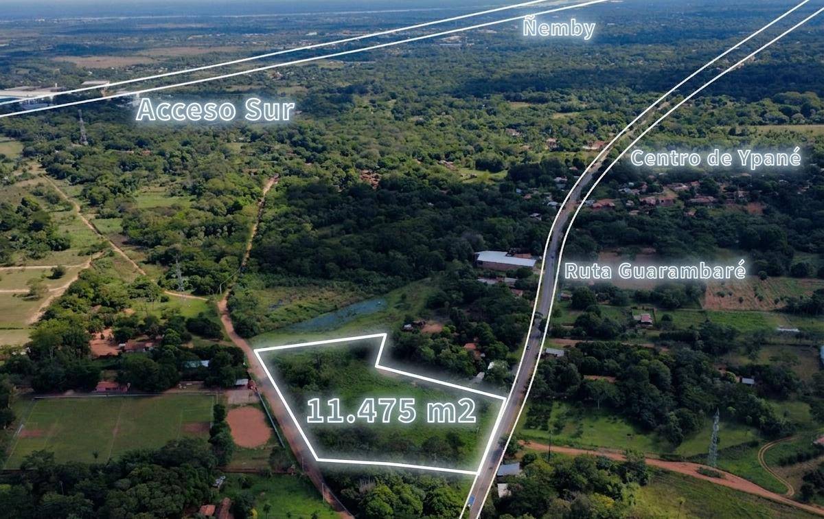 TERRENO EN VENTA SOBRE RUTA GUARAMBARÉ - YPANE — foto 2