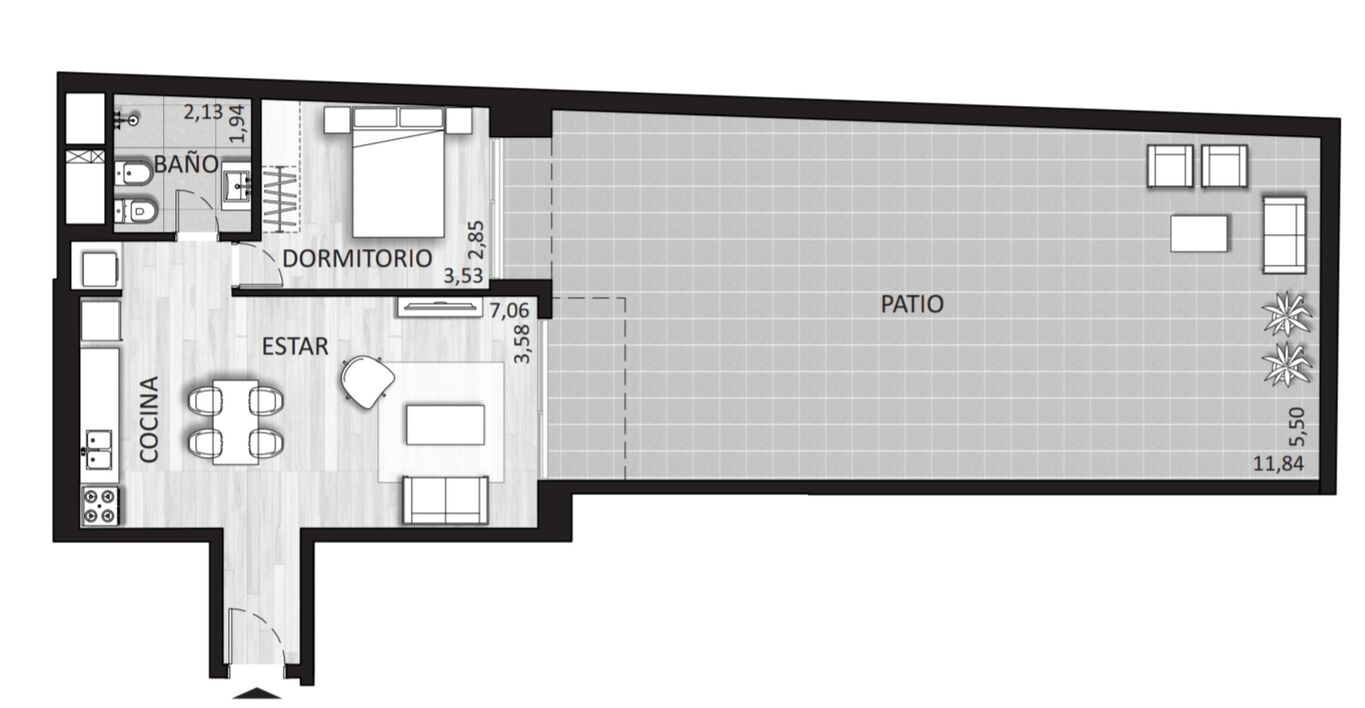 Alquiler 1 Dormitorio + Patio a Estrenar en Cordón | Gimnasio, Garage y Excelente Ubicación · Foto 11