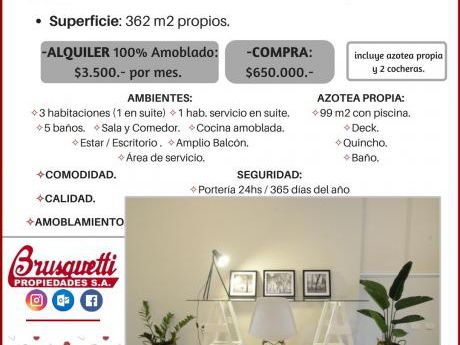 Penthouse, Frente A Casa Rica Molas Lopez!!