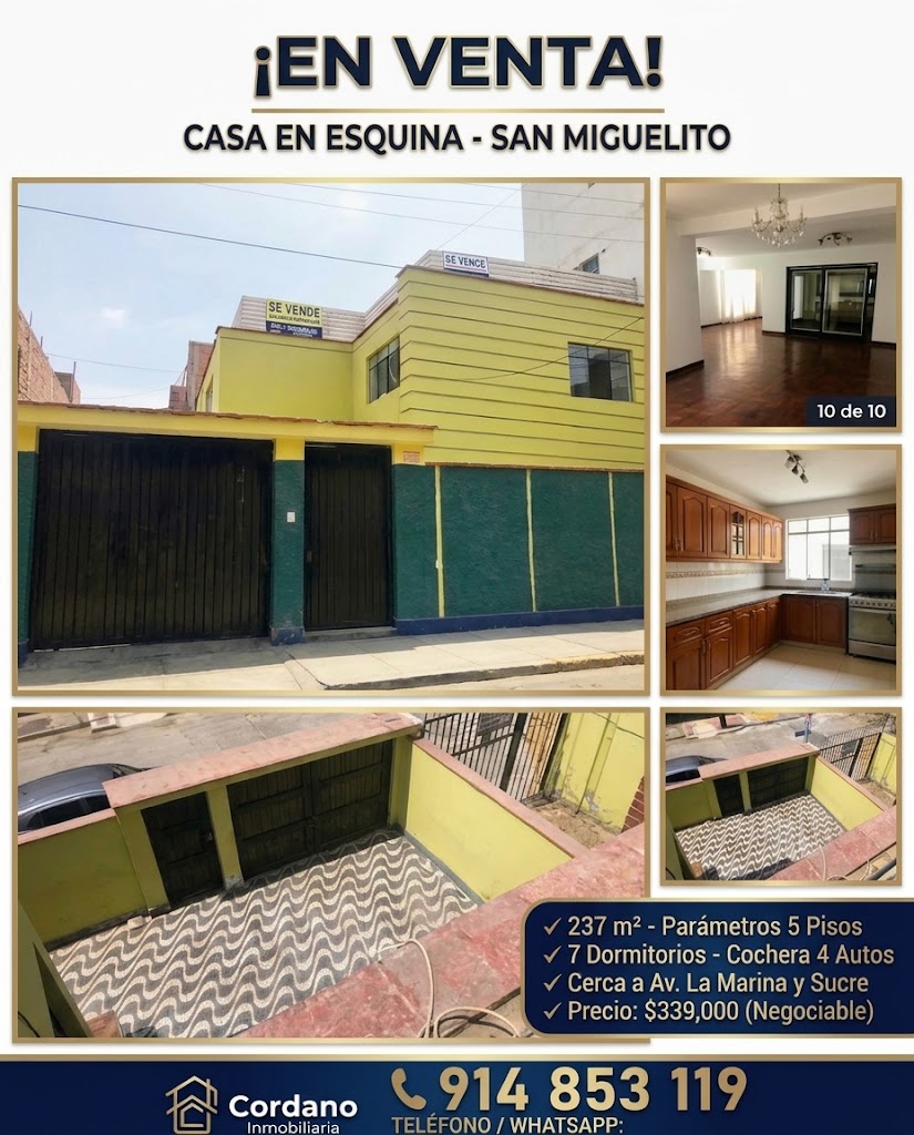 Casa en venta en San Miguel